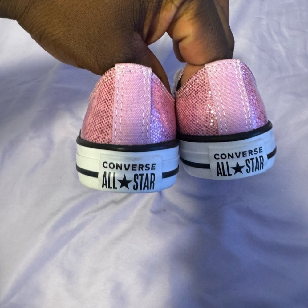 Sparkle Pink Converse